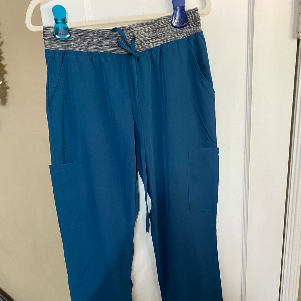 Gt performance scrub bottoms- teal- medium